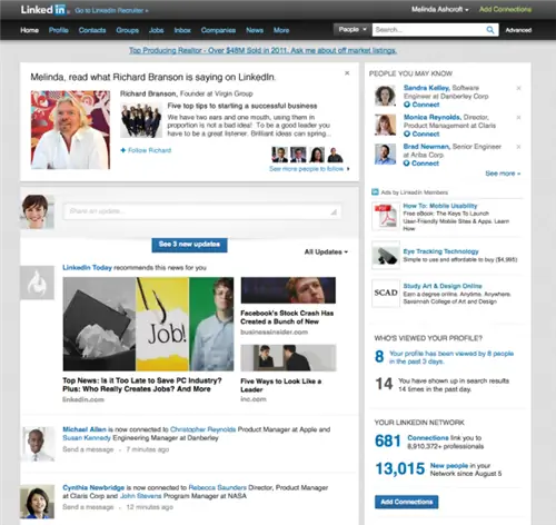 LinkedIn Follow Недвижимость 600x567