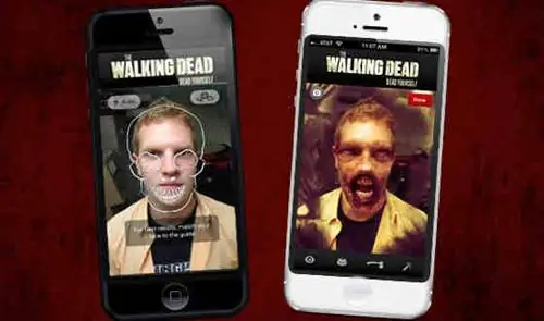 Приложение AMC Dead Yourself - это эффект двойника в действии. Это позволяет поклонникам популярного сериала «Ходячие мертвецы» стать частью истории сериала в роли ходока.