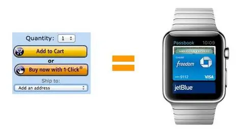 кнопка «купить сейчас» на Apple Watch
