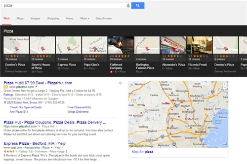 Пицца Поисковая выдача