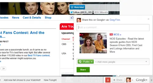 Google+Поделиться действием 600x326