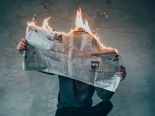 Подрывная повествовательная бумага Minnium в огне 800x