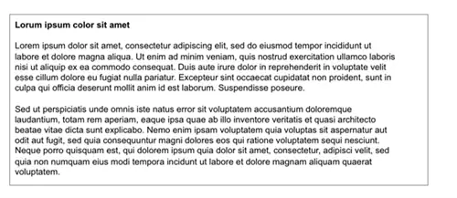 Контент с длинными абзацами - изображение.