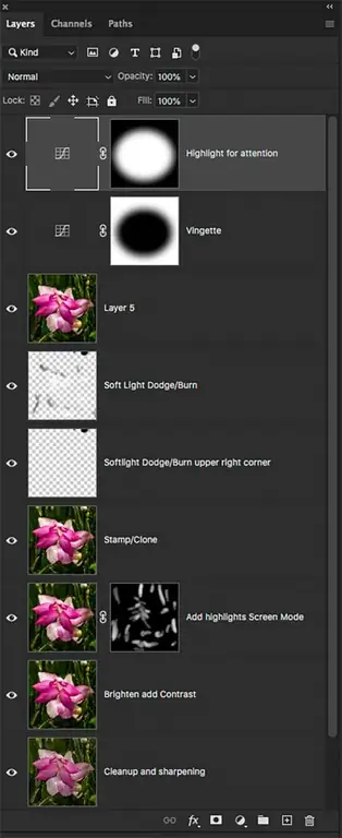 палитра слоев фотошопа