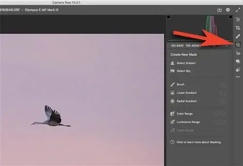 Кнопка инструмента маскировки ACR
