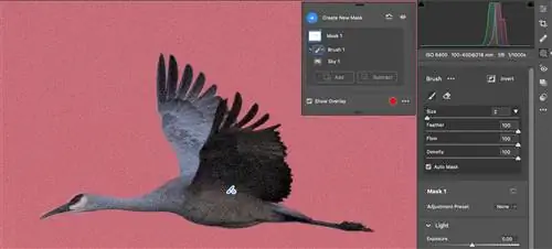 выберите палитру неба и результат CR