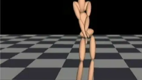 Поведение человека при ухаживании: симметрия непоседы