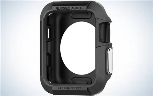 Spigen Rugged Armor Pro, разработанный для ремешка Apple Watch с чехлом для 44-мм серии 6/SE/5/4