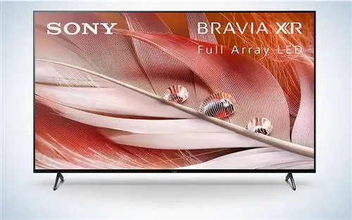 65-дюймовый телевизор Sony на белом фоне 65-дюймовый телевизор Sony на белом фоне