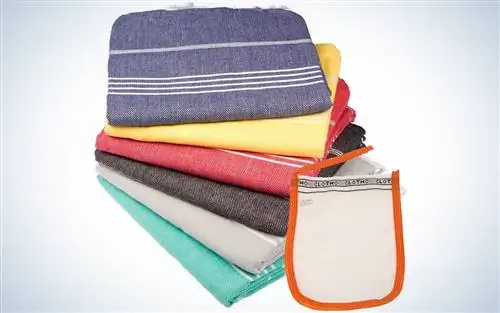 Набор турецких полотенец из 6 пляжных полотенец большого размера