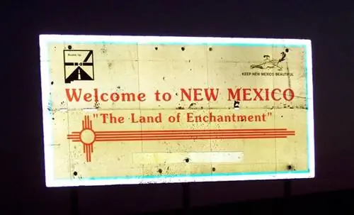 Знак штата Нью-Мексико