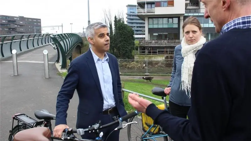 Sustrans приветствует велосипедный манифест мэра Садика Хана