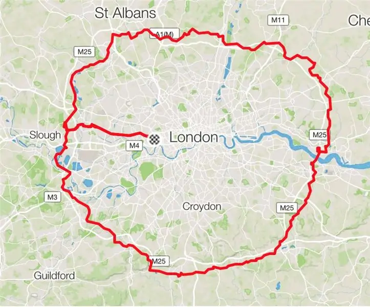 Велосипед вокруг Лондона M25?