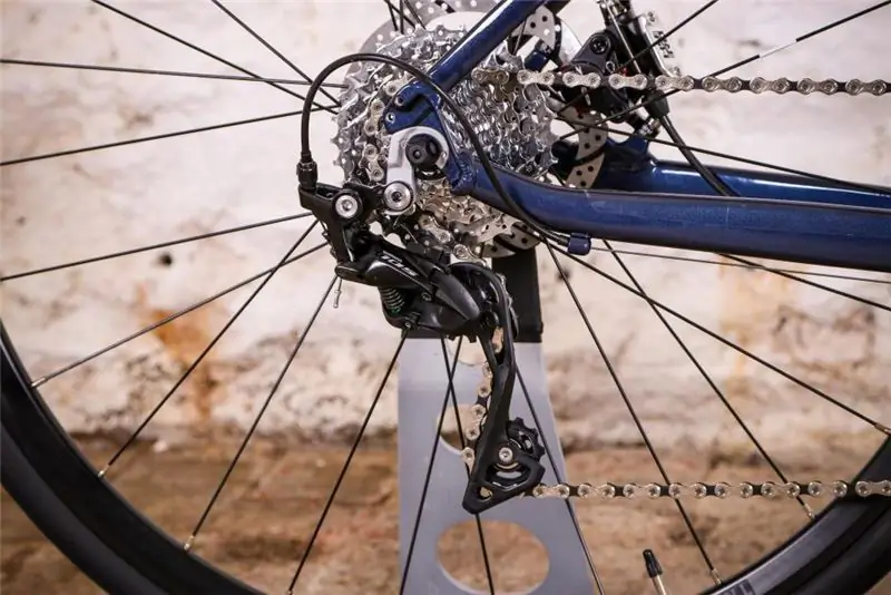 Женский дисковый шоссейный велосипед TRIBAN RC520 - задний мех