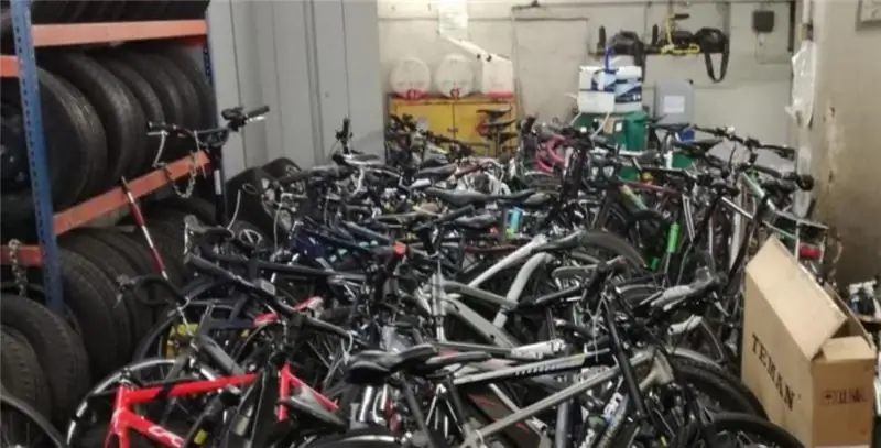 Велосипед-приманка привел полицию к огромному тайнику с украденными велосипедами