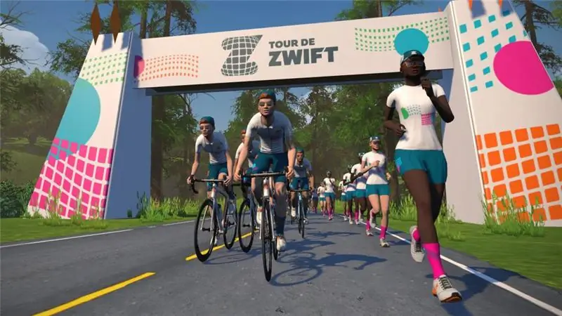 Tour de Zwift возвращается в январе этого года с более короткими поездками по будням и более длинными по выходным