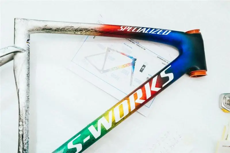 2022 Julian Alaphillipe World Championship Edition Specialized Tarmac SL7 10