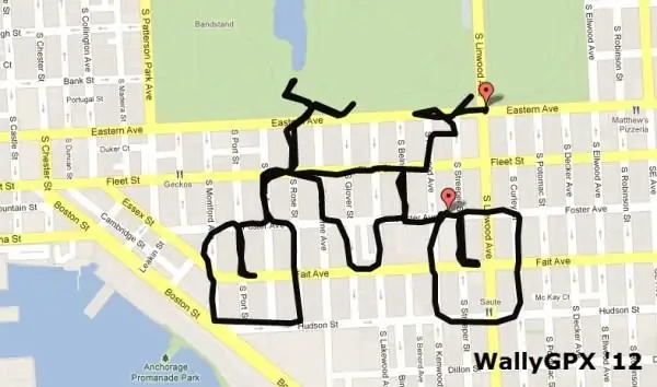WallyGPX возвращается с новыми изображениями GPS, созданными во время езды по улицам Балтимора