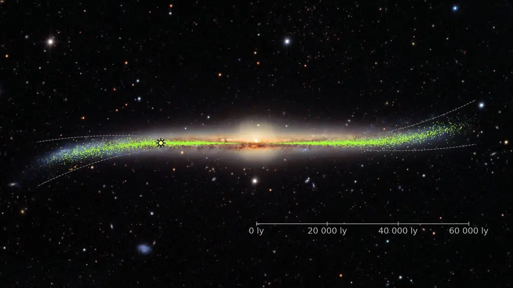 Космический вандализм: что искривило Млечный Путь?