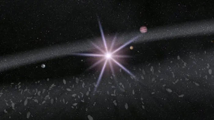 Пояс астероидов вокруг Солнца: валуны между Юпитером и Марсом