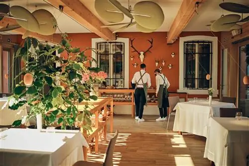 Ресторан Hiša Franko, удостоенный двух звезд Мишлен, расположен в здании 19 века.