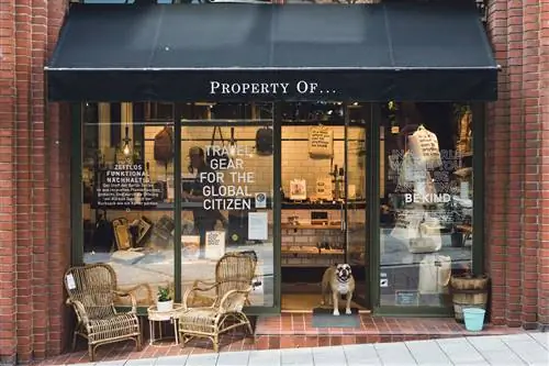 Собственность - это место, где можно приобрести элегантные сумки с несколькими отделениями, шикарные ремни и высококачественные путеводители, а также