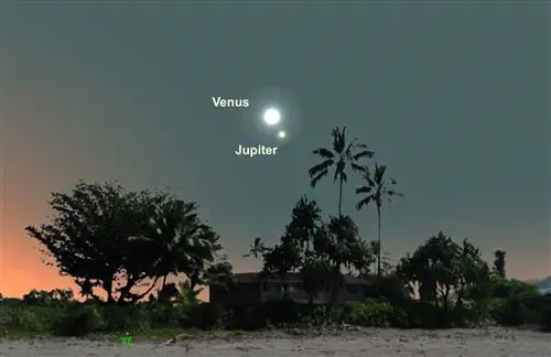 Ищите близкое соединение Венеры и Юпитера 22 января.