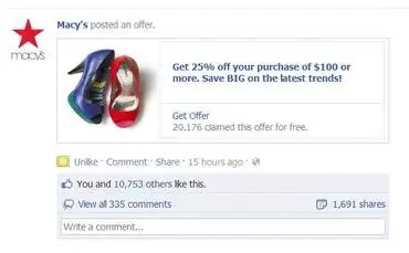 Предложения Facebook распространяются на местные предприятия в США