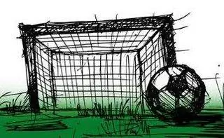 футбольный эскиз