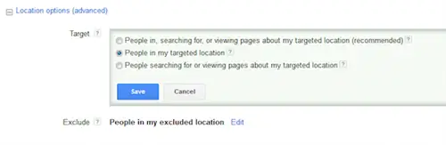 Опции-местоположения AdWords-люди-в-моем-целевом-местоположении