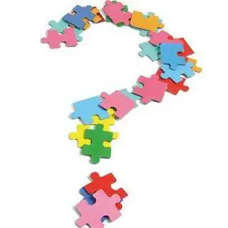 вопросительный знак-головоломка