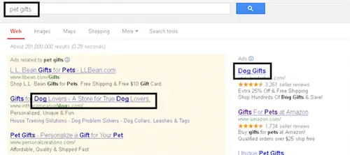 pet-gifts-google-serp