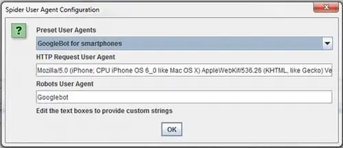 Сканировать как Googlebot