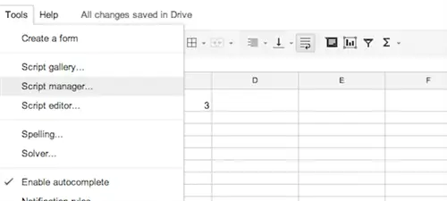 Открыть редактор сценариев