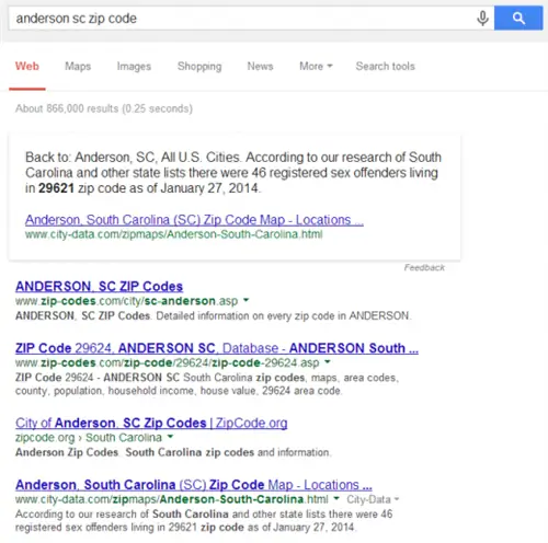 Ошибка карточек местоположения Google