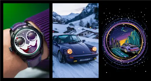 Ineichen выставит на аукцион уникальный набор Konstantin Chaykin Joker, Porsche 911 и NFT 30 апреля