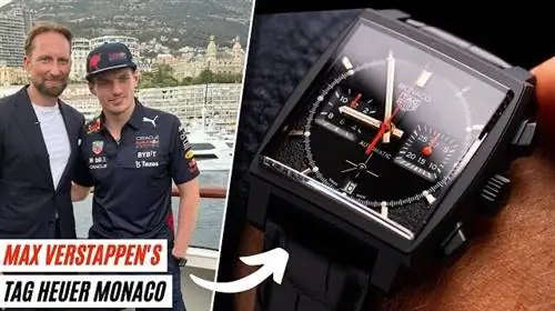 ВИДЕО: Двукратный чемпион мира Макс Ферстаппен о том, почему его TAG Heuer Monaco - его &8220;счастливый талисман&8221;