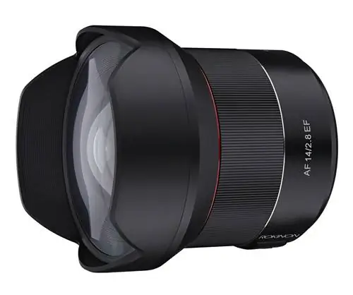 Rokinon 14mm f2.8 AF имеет автофокусировку и защиту от атмосферных воздействий