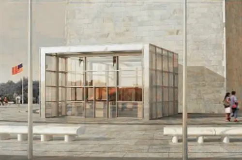 Экранный центр монумента Вашингтона