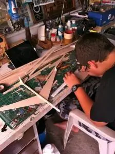 Планер Яна со стреловидным крылом