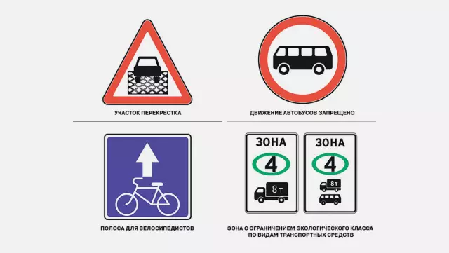 Накладные дорожные знаки с питанием от солнечного освещения