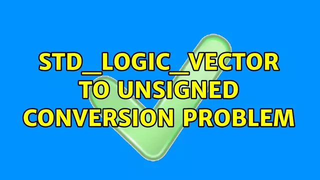 Упрощение кода vhdl: тип данных std_logic_vector