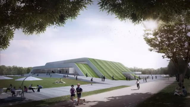 Многоцелевой спортивный зал Конкурс вступления / MACA Estudio + Virai Arquitectos